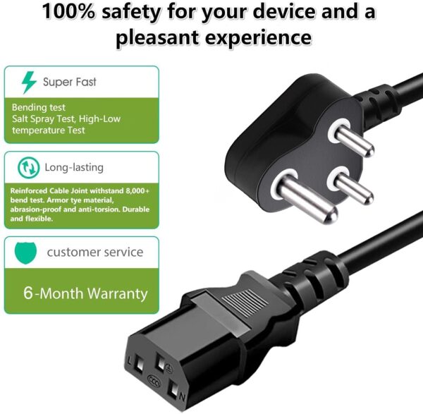 Desktop power Cable 1.8 M - Image 4