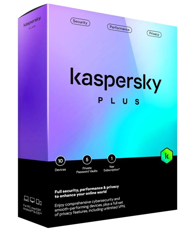 Kaspersky Plus Antivirus  - 1 PC, 1 Year (No CD, Voucher Only)