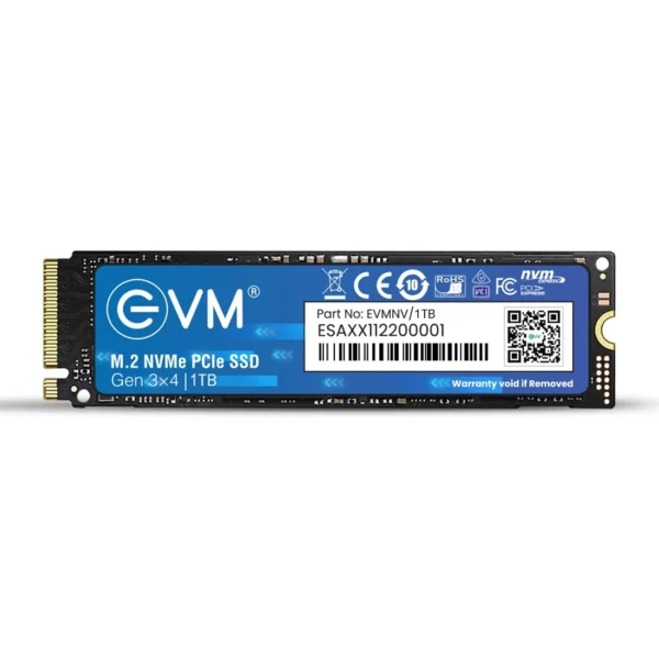 EVM 1TB M.2 NVME PCIe SSD 5 Year Warranty