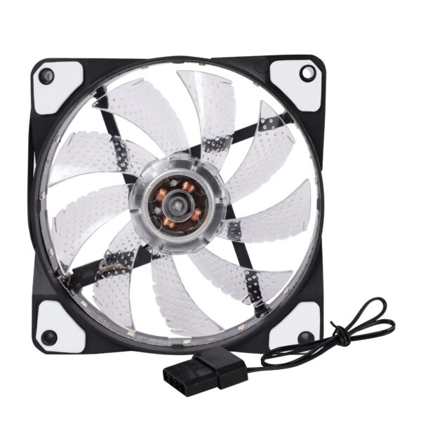 Ranz RZ 121 RGB Cooler Case Fan For PC 1200 RPM , RGB Gaming PC Fan Cooler  (Multicolor) - Image 2