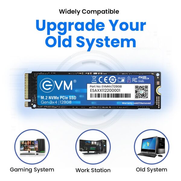 EVM 128GB M.2 NVME PCIe SSD 5 Year Warranty - Image 3