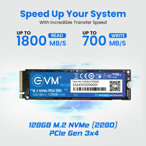 EVM 128GB M.2 NVME PCIe SSD 5 Year Warranty - Image 5