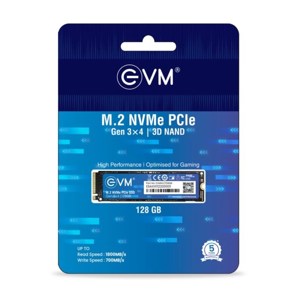 EVM 128GB M.2 NVME PCIe SSD 5 Year Warranty - Image 2